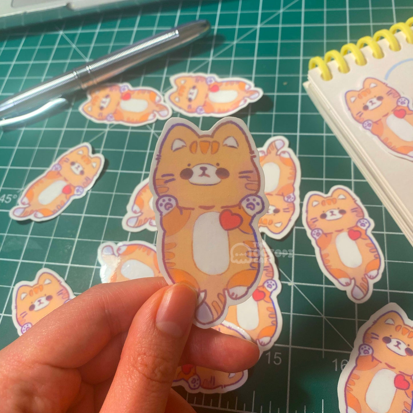 Tabby Cat Sticker