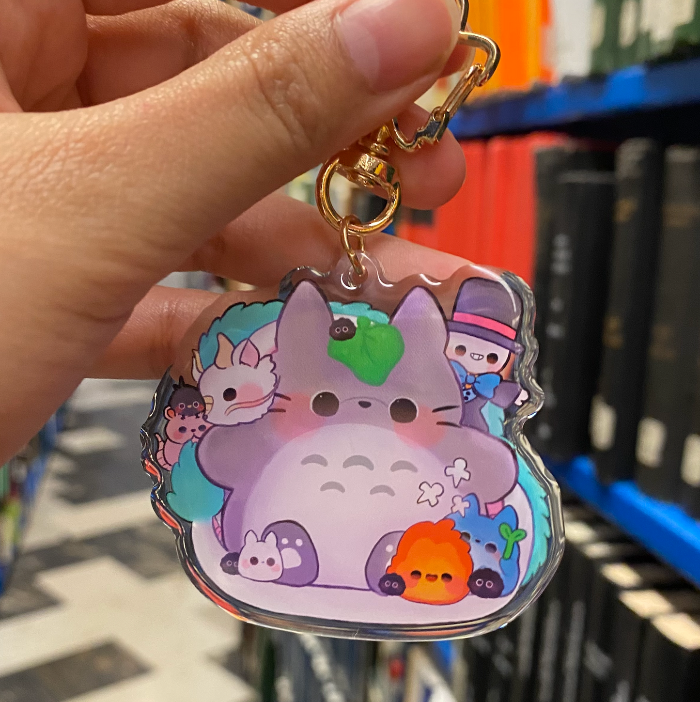 Totoro Squad Keychain