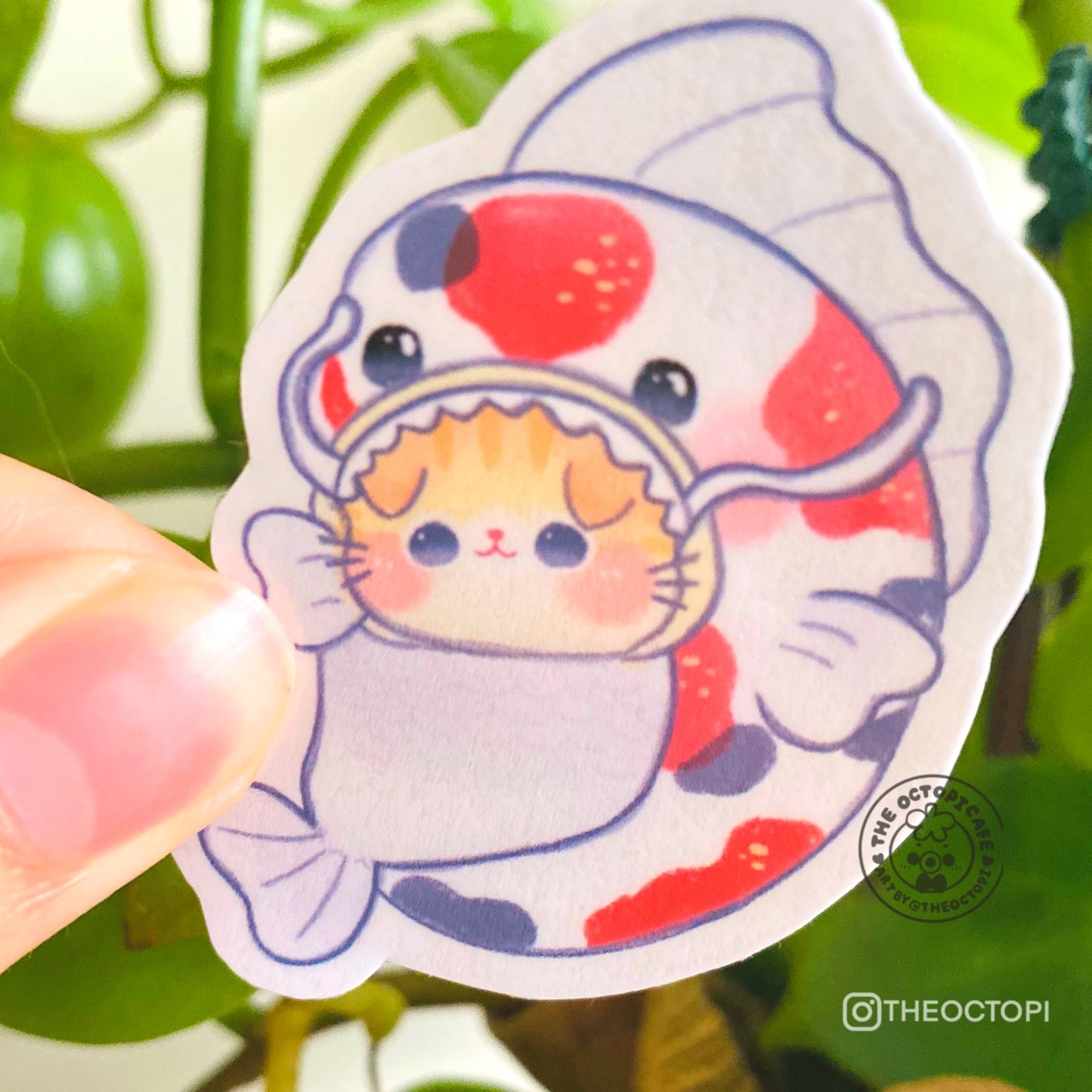 Funny Catfish Vinyl Sticker Decal