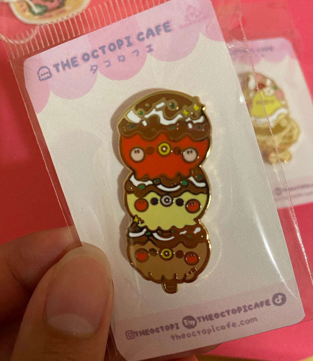 Takoyaki Enamel pin