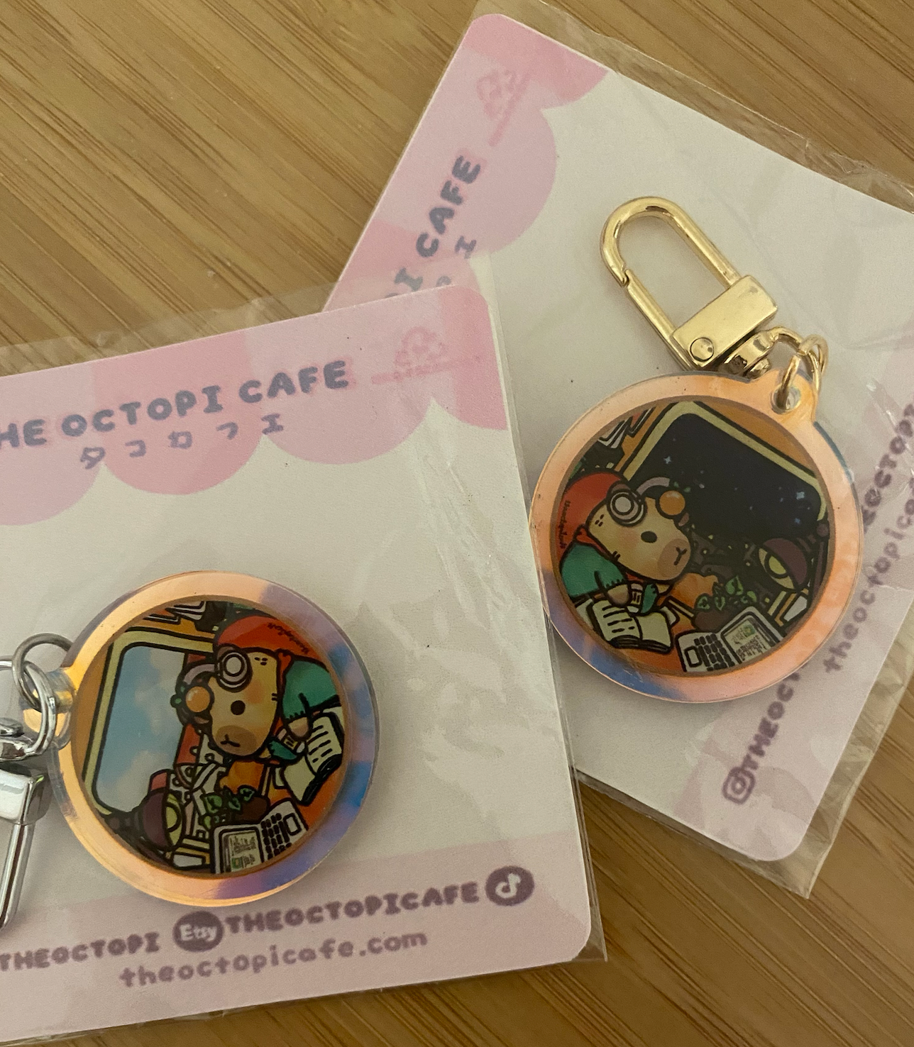 Capybara Lofi Keychain