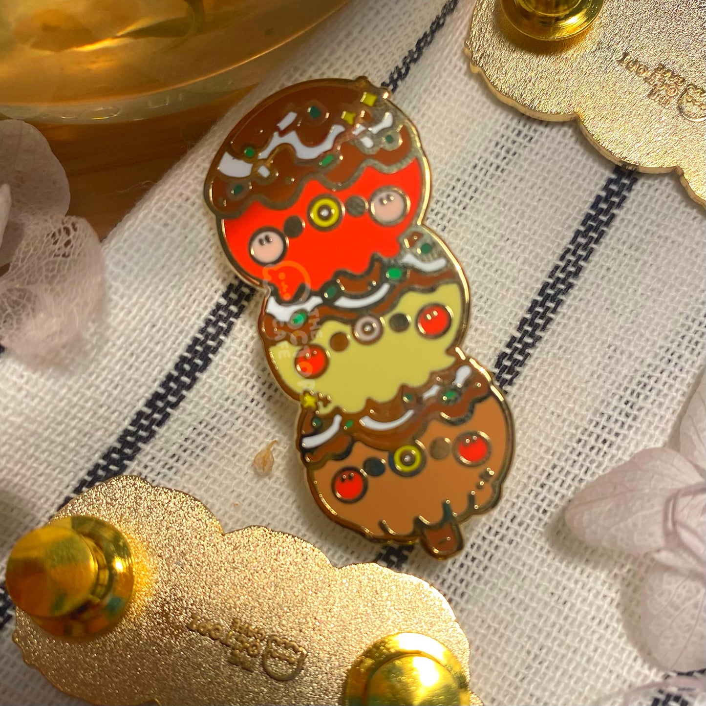 Takoyaki Enamel pin