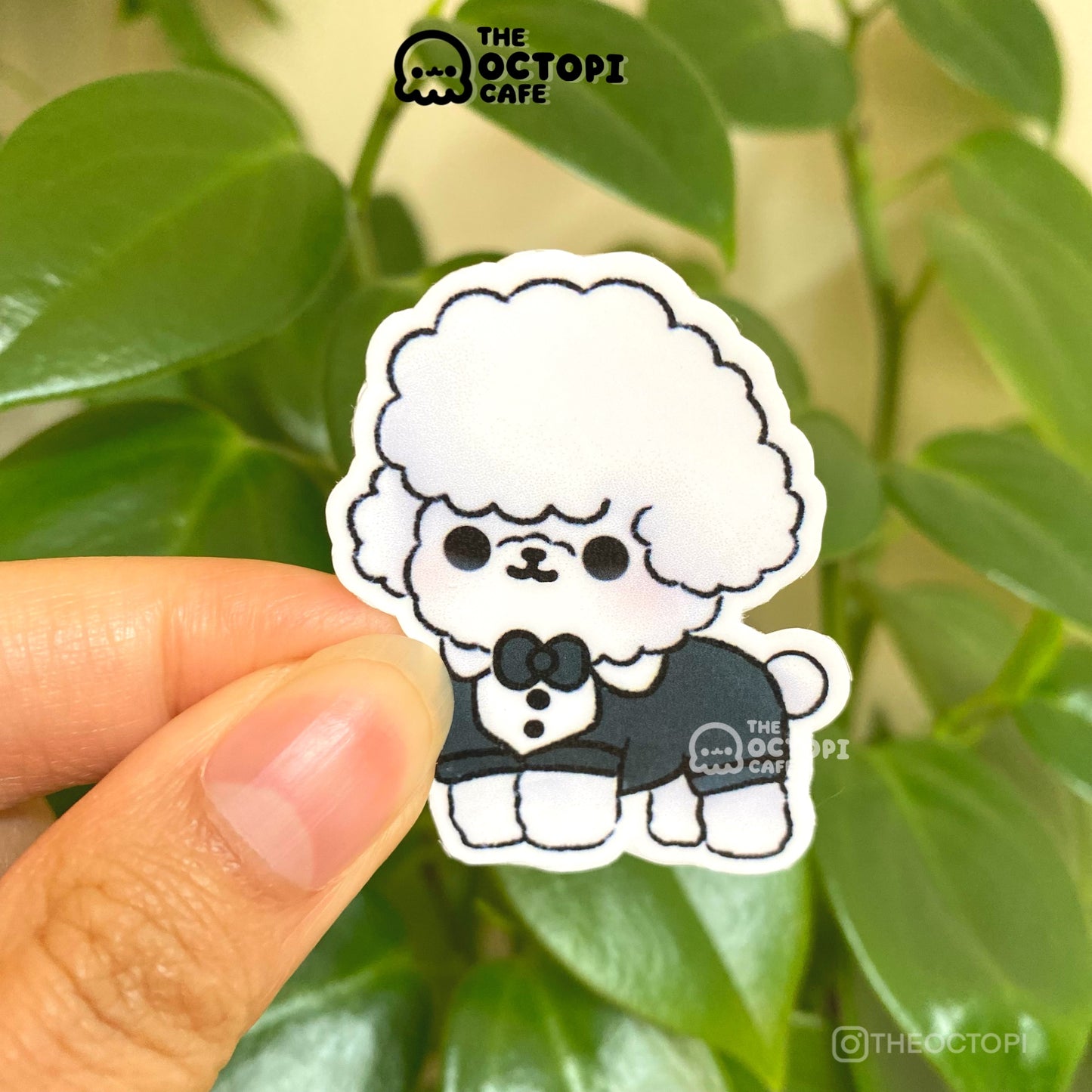 Fancy Toy Poodle Vinyl Sticker Decal