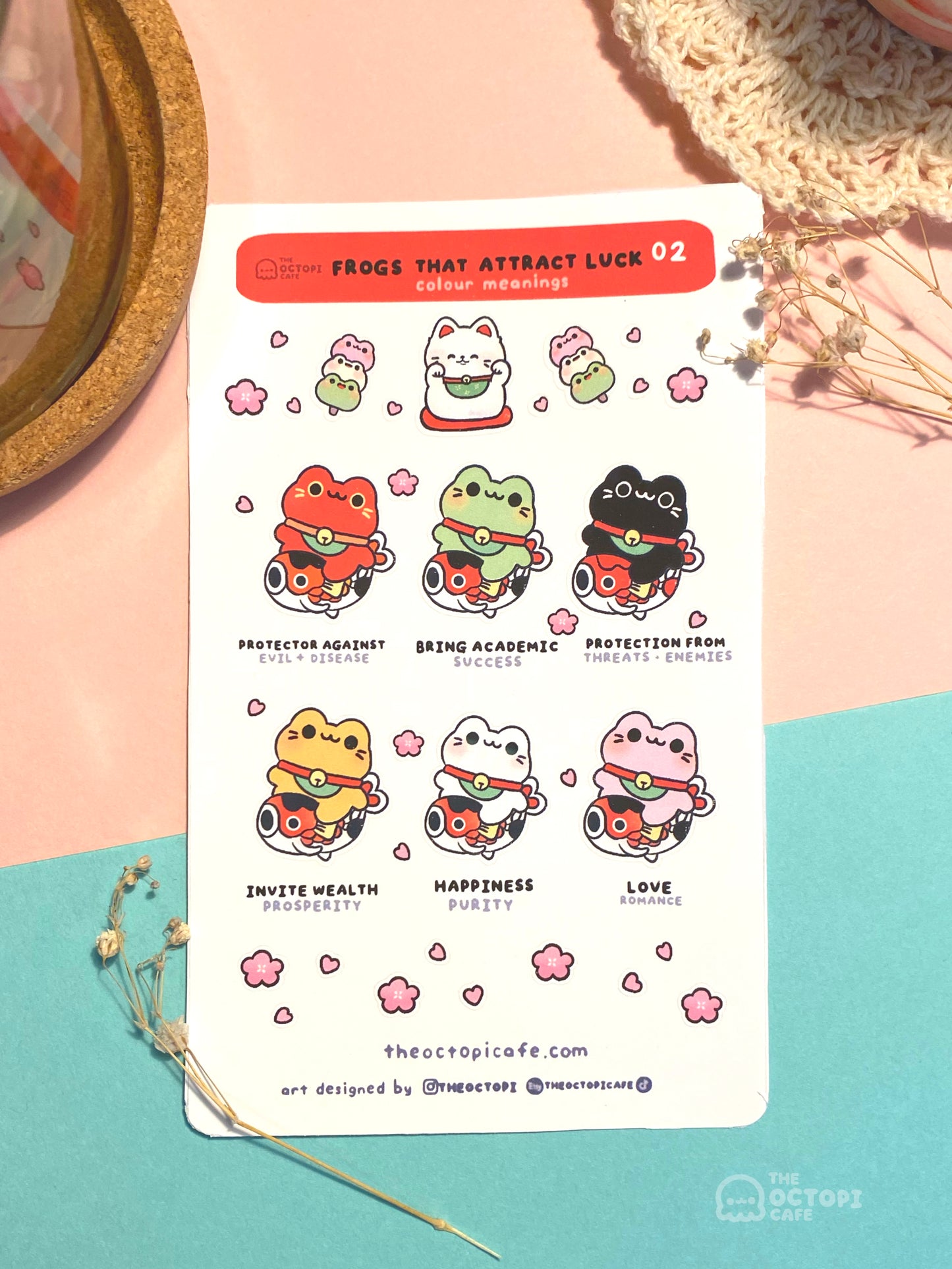 Froggy Adventure Sticker Set