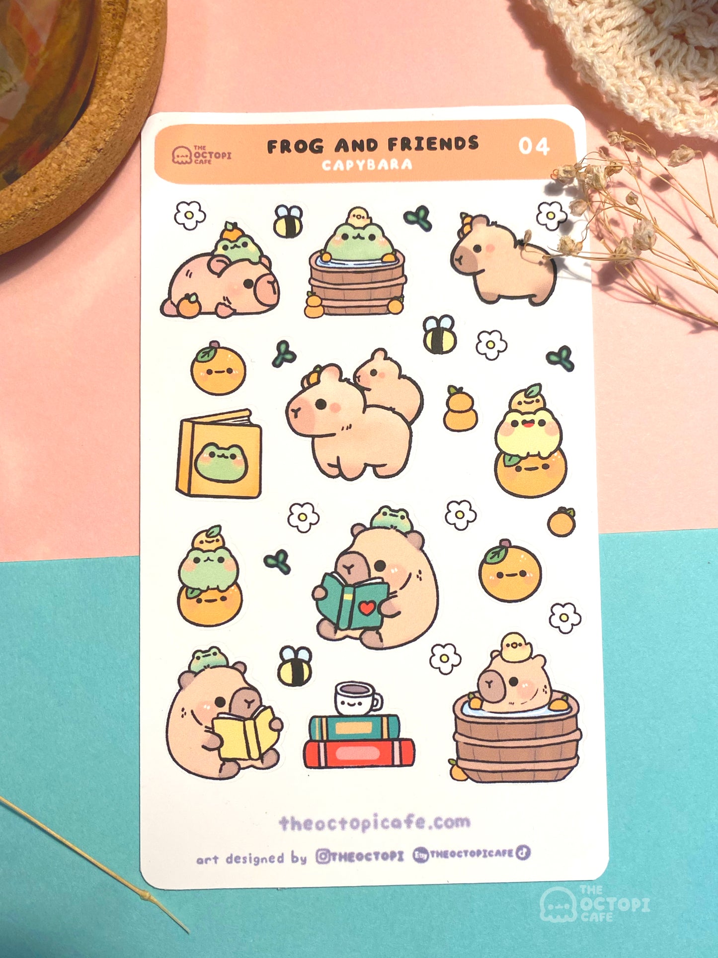 Froggy Adventure Sticker Set