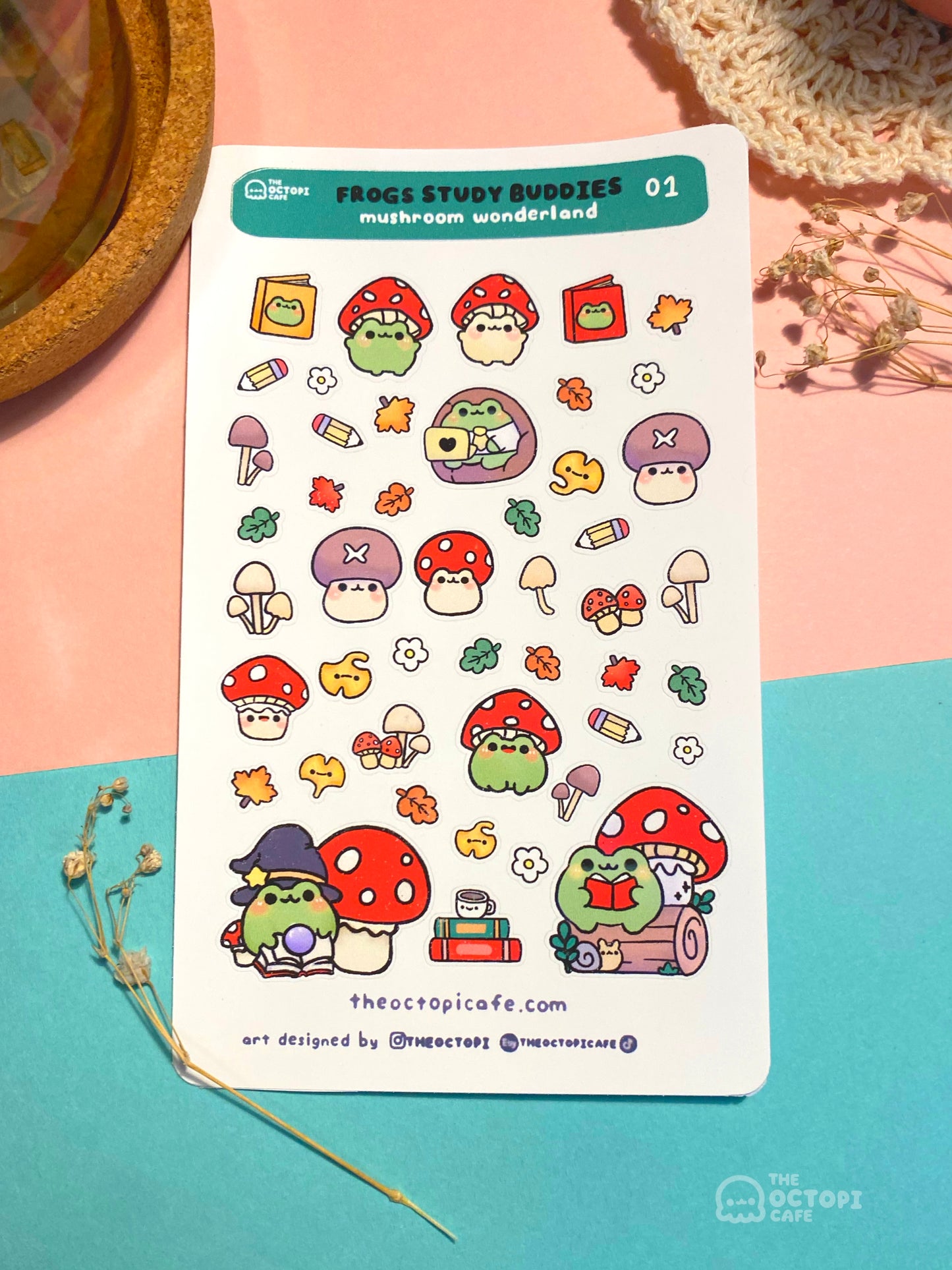 Froggy Adventure Sticker Set