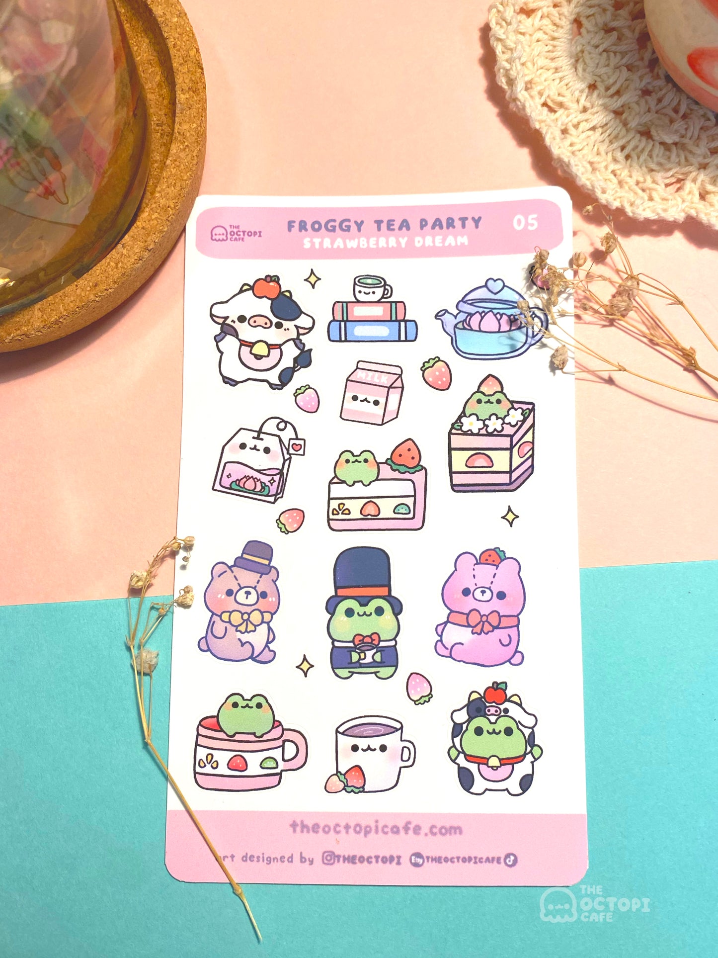 Froggy Adventure Sticker Set