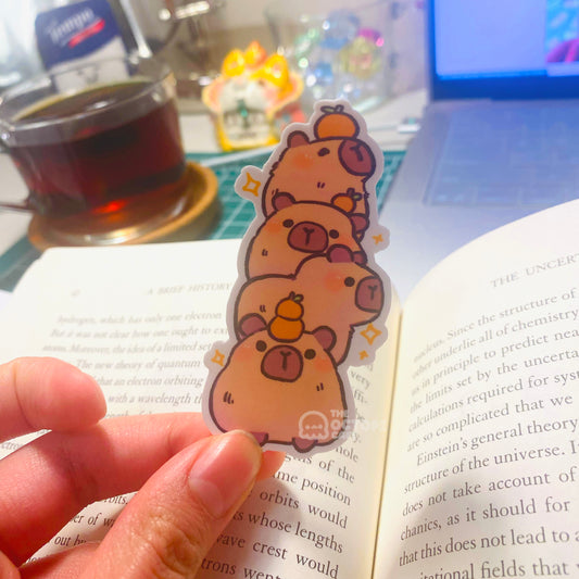 Capybara Stack Sticker