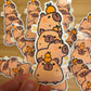 Capybara Stack Sticker