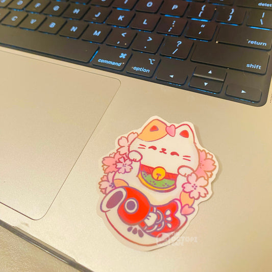 lucky koi sticker