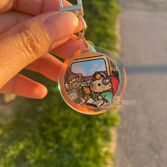 Capybara Lofi Keychain
