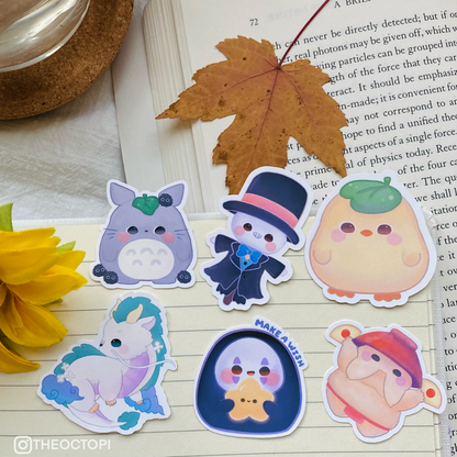 Ghibli Sticker Pack of 3 Set