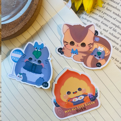 Ghibli Bus Stop Set Sticker