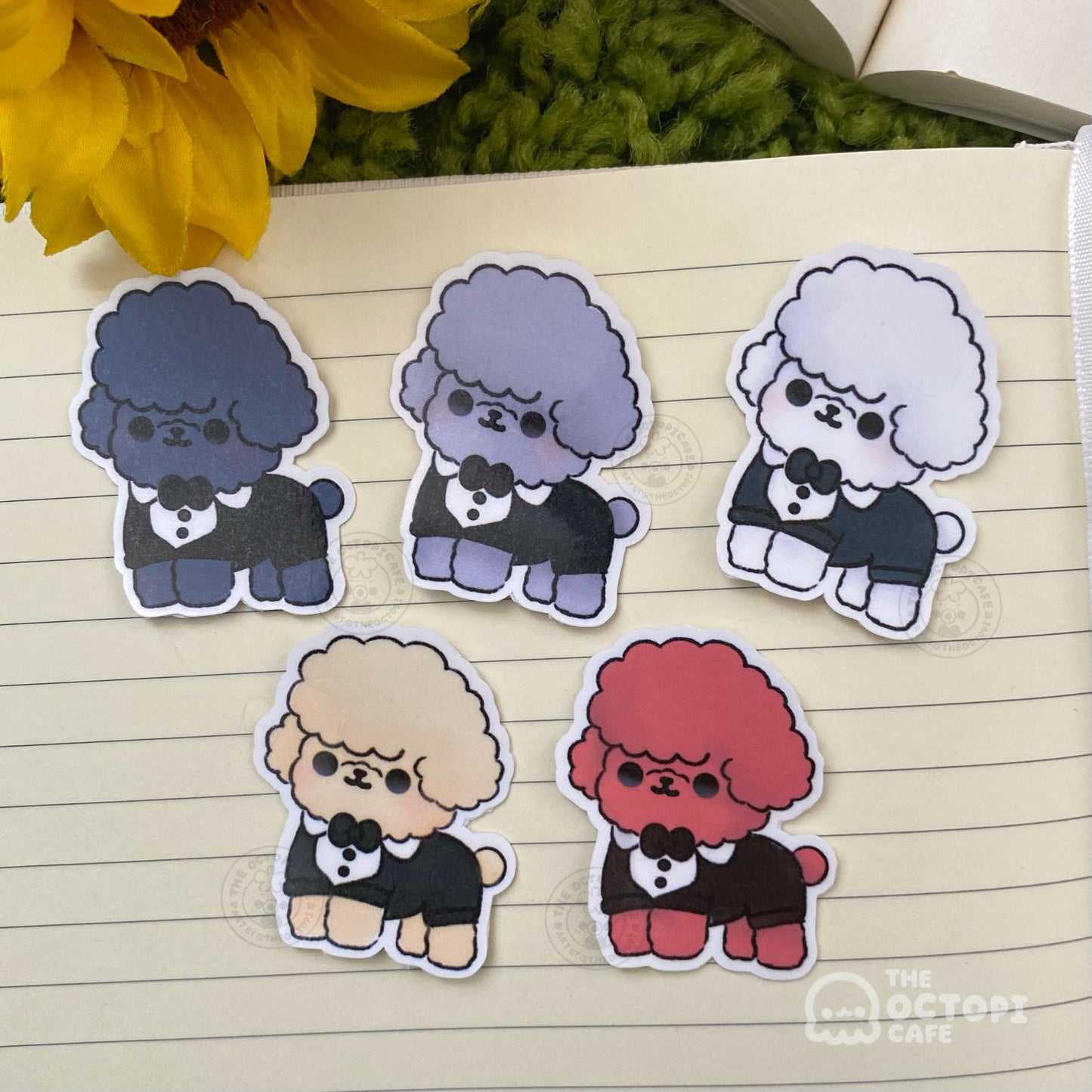 Fancy Toy Poodle Vinyl Sticker Decal