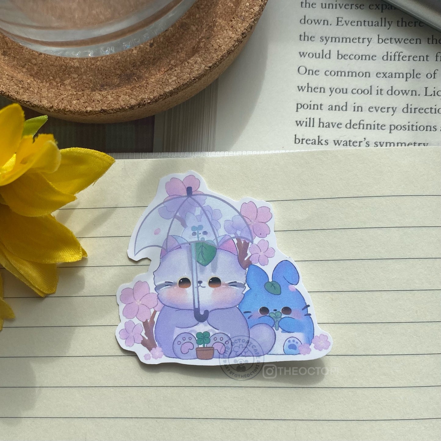 Totoro Sakura Cosplay kitty Vinyl Sticer Decal